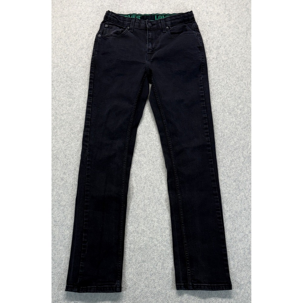 Levi's 511 Mens Jeans Black Denim Slim Fit Straight Leg‎ Stretch 5-Pocket 28x30